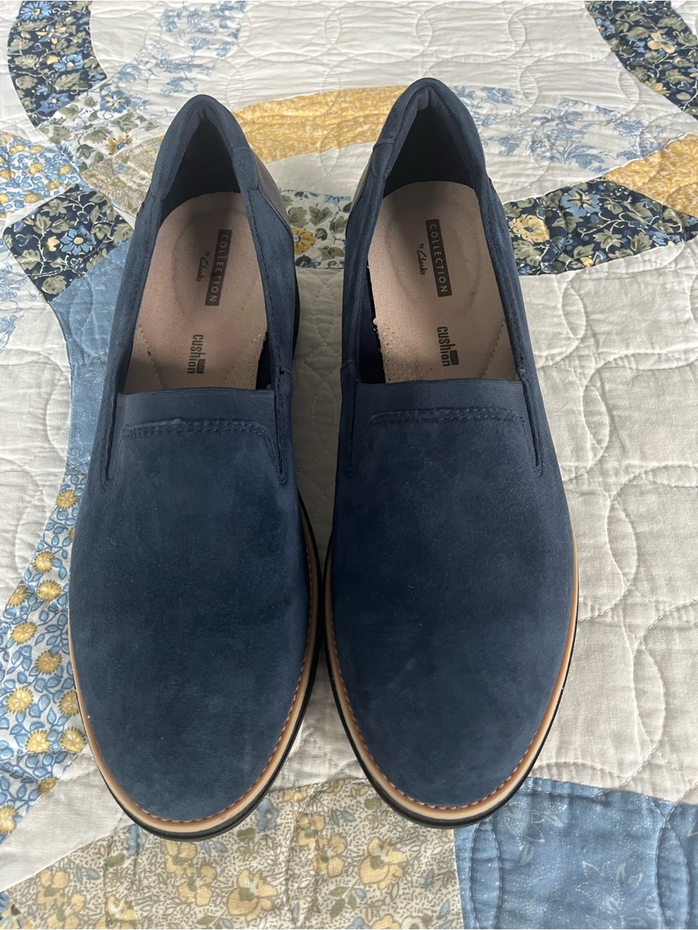 Clark's Collection Sharon Tori Comfort Wedge Flats